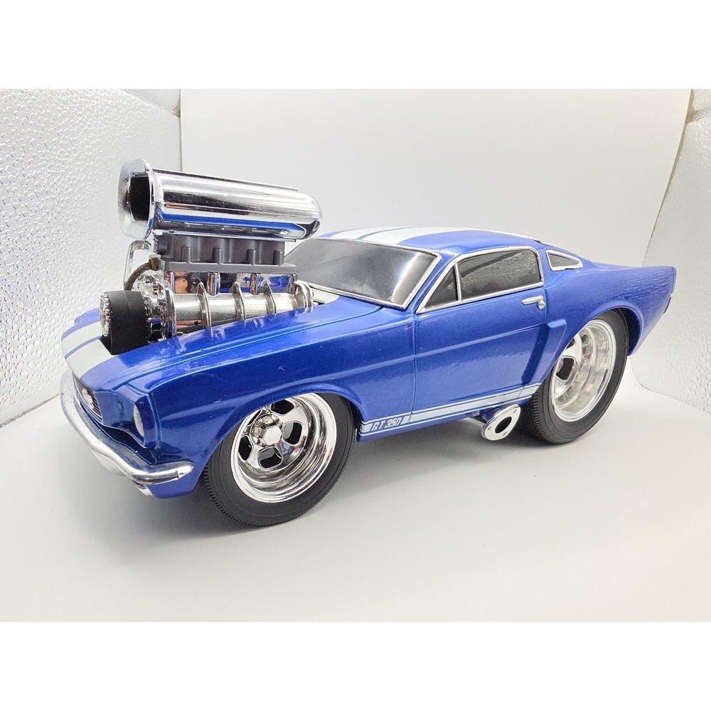 Muscle Machines 1966 Ford Mustang GT 350 1:18 Scale Diecast '66 Model Car Blue